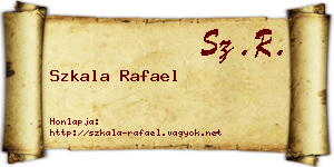 Szkala Rafael névjegykártya